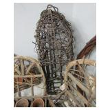 Twig and Whicker Planters