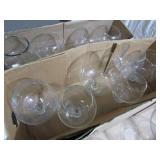 Clear Glass Bubble Vases