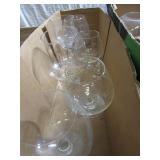 Clear Glass Bubble Vases
