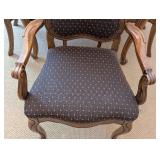 DR - Vintage Thomasville Dining Table Set with 2 Leaves, 6 Chairs