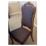 DR - Vintage Thomasville Dining Table Set with 2 Leaves, 6 Chairs