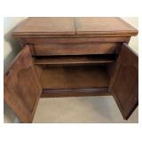 DR - Vintage Thomasville Country Flip Top Server or Bar Cabinet