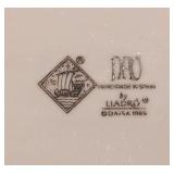 K - Nao by LLADRO Porcelain Figurine - Girl in Tan Skirt on Garden Bench