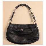 LR - Prada Black Pebbled Leather Purse