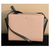 LR - Kate Spade New York Grand Crossbody Leather Purse - Pink & Black