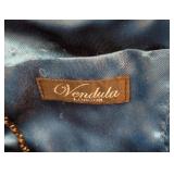 LR - Vendula London Velvet Christmas Handbag - Embroidered Stockings