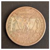 K - Morgan Silver Dollar 1900 - No Mint Mark (Philadelphia)