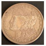 K - Morgan Silver Dollar 1900 - No Mint Mark (Philadelphia)