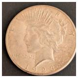 K - 1923-S Silver Peace Dollar