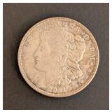 K - 1921-D Morgan Silver Dollar