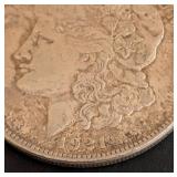 K - 1921-S Morgan Silver Dollar