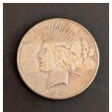 K - 1927-S Peace Dollar - Silver United States Dollar Coin, San Francisco Mint
