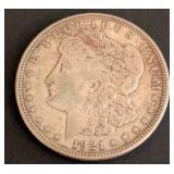 K - Morgan Silver Dollar 1921-D Denver Mint - One Dollar