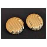 K - 14K Yellow Gold Earrings