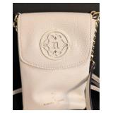 LR - Nanette Lepore Embossed Phone Daphney Leather Crossbody