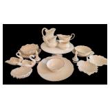 K - Lenox White Porcelain Serving Dishes - Assorted Set with Cake Plate (10.5 in diameter)