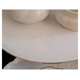 K - Lenox White Porcelain Serving Dishes - Assorted Set with Cake Plate (10.5 in diameter)