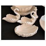 K - Lenox White Porcelain Serving Dishes - Assorted Set with Cake Plate (10.5 in diameter)