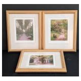 LR - Alan Klug Wiltshire England Photo Prints - Framed 11.5 x 9.5 in (Lot of 3)