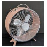 LR - Nautica Home Pink Vintage Fan - 11" High x 10" Diameter