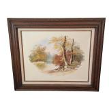 LR - Framed Vintage Oil Painting - Unsigned