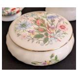 LR - Ansley Porcelain Floral Vases & Trinket Boxes - 5-Piece Set