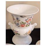 LR - Ansley Porcelain Floral Vases & Trinket Boxes - 5-Piece Set