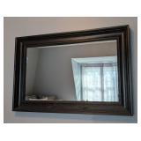 B2 - Dark Wood Wall Mirror
