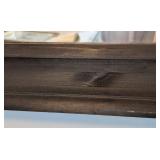 B2 - Dark Wood Wall Mirror