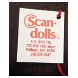 B1 - Scan-dolls Porcelain Scandinavian Dolls - 15 inches Tall (Lot of 2)