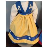 B1 - Scan-dolls Porcelain Scandinavian Dolls - 15 inches Tall (Lot of 2)