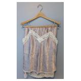 B2 - Christian Dior Vintage Camisole & Slip Set - 100% Polyester - Medium