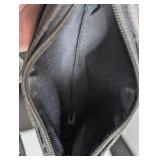 B2 - Coach Signature Canvas Wallet 6x4 - Black Leather Trim