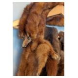 B2 - Vintage Mink Stoles Pair