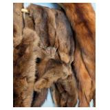 B2 - Vintage Mink Stoles Pair
