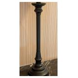 UL - Pair of Black Table Lamps - 30" Tall (Lot of 2)