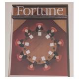 LR - Fortune Magazine Cover Print Pair - Framed 17 x 21