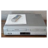 LR - Polaroid DVC-2000 VCR/DVD Player with Remote