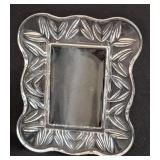LR - Mikasa Small Crystal Frame & Waterford Attendant
