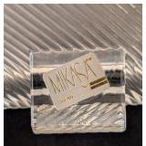 LR - Mikasa Small Crystal Frame & Waterford Attendant