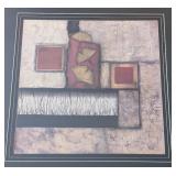LR - Abstract Art Print - Framed 33 x 33 Inches