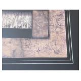 LR - Abstract Art Print - Framed 33 x 33 Inches