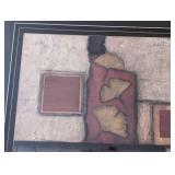 LR - Abstract Art Print - Framed 33 x 33 Inches