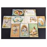 LR - Vintage Easter Postcards - 9-Card Set