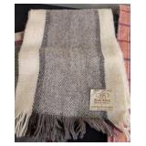 LR - Lot of 4 Wool Scarves - Plaid & Check, Lochcarron of Scotland & Jacob Sheep