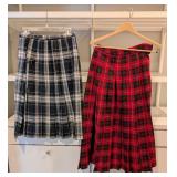 MB - Pendleton Cunningham Tartan Wool Skirts (Lot of 2) - Sizes 6 & 12