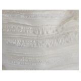 Vera Wang Strapless Wedding Dress - Size 8, Ivory Layered Tulle/Organza Gown