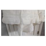 Vera Wang Strapless Wedding Dress - Size 8, Ivory Layered Tulle/Organza Gown