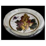 SR - Gold Square Platters 11in (4) - Brown Circle Placements (6) - Butterfly Decor
