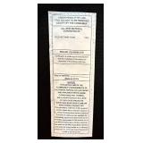 O - Pair of Saddle Stools with Nailhead Trim